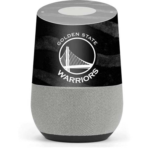 NBA Golden State Warriors Black Animal Print Google Home Skin